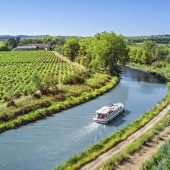 Fahrt auf dem Canal du Midi