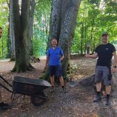 Endspurt am Zanzenberg
