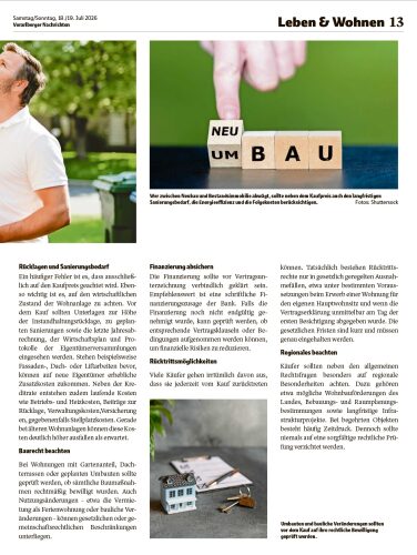 Ausgabe 18.07.2026, Seite 13