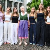 Seniorin als Ehrengast der Sportler