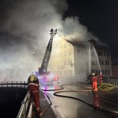 Verheerender Großbrand in Graubünden