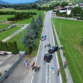 Frontalcrash auf der Walgaustraße