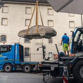 Betonporsche zieht in die „Wintergarage“