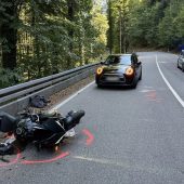 Tödlicher MotorradUnfall auf B308