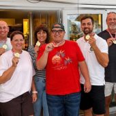 „Kabinenparty“ des EHC Lustenau