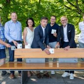 Drei Sternenbänkle in Bregenz für verstorbene Kinder