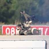 Sprengdrohne auf Flughafen entdeckt