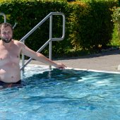 Florian Plangg rettete im Waldbad Feldkirch ein Kleinkind vor dem Ertrinken. »A8