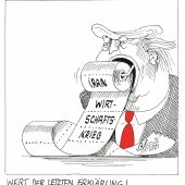 Wert der letzten Erklärung!