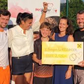 Tennis-Charity für die „Herzkinder“