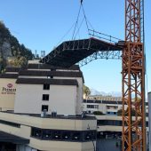 Montforthaus vor der Wiedereröffnung