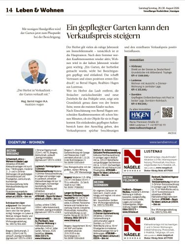 Ausgabe 29.08.2026, Seite 14