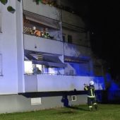 Brennender Blumentopf löst Feuerwehreinsatz aus