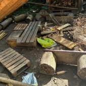 Vandalismus am Waldplatz der Kinderstube Höchst