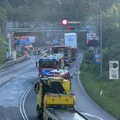 Unfall im Citytunnel Bregenz: Pkw kollidierte mit Lkw