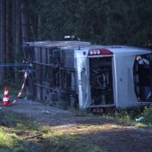 Zwei Tote bei Reisebus-Unfall auf der A96 bei Buchloe