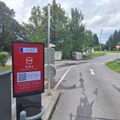 Neues Videoparksystem am Parkplatz „Am Rohr“ beim Alten Rhein