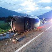 Auto überschlägt sich in Nenzing – 41-Jähriger verletzt