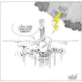 Wasser bis zum Hals!