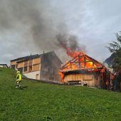 Chalet in Vollbrand