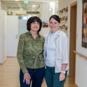 Simone Altmann und Susanne Fetz schaffen Lebensqualität im Hospiz am See. »A5