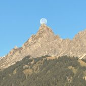 Erntemond auf Zimba
