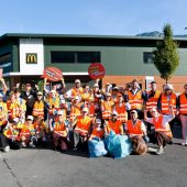 McDonald’s lud zum Abfallsammeln