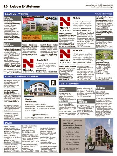 Ausgabe 19.09.2026, Seite 16