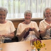 Strickcafé in Klaus ­verbindet