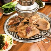 Schwarzes Schwein vom Grill
