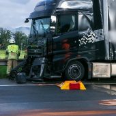 Lkw-Auffahrunfall auf der A14 bei Altach