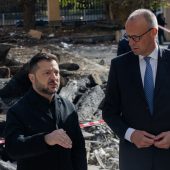 Merz appelliert in Kiew an Putin