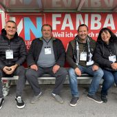 Auf der VN-Fanbank ganz nah dran am SCR Altach