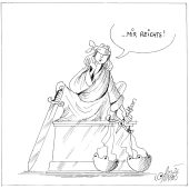 Justitia im Streik!