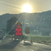 Achraintunnel gesperrt