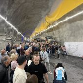 Stadttunnel Feldkirch: Ansturm auf offene Baustelle