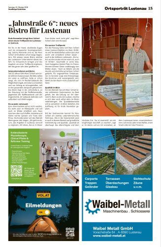 Ausgabe 10.10.2026, Seite 15