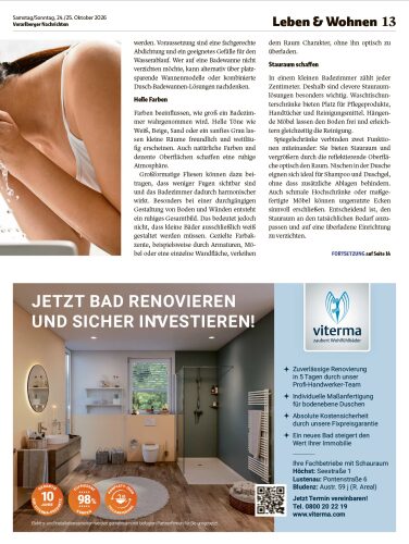 Ausgabe 24.10.2026, Seite 13